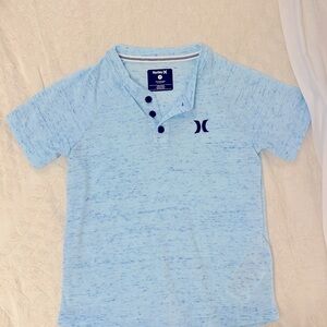 Boys baby blue Hurley shirt